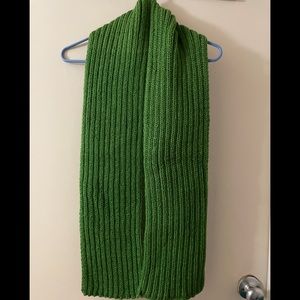 Handmade Green Scarf 63” by 6.5”